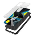 Abstract Printed Glass Back Phone Case - Image 3