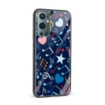 Abstract Printed Glass Back Phone Case - Image 2