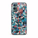 Abstract Printed Glass Back Phone Case