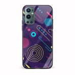 Abstract Printed Glass Back Phone Case