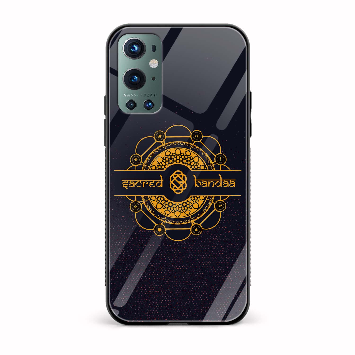 Sacred Bandaa Printed Glass Back Phone Case Sacred Bandaa Printed Glass Back Phone Case - Image 1
