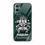VAPING Printed Glass Back Phone Case
