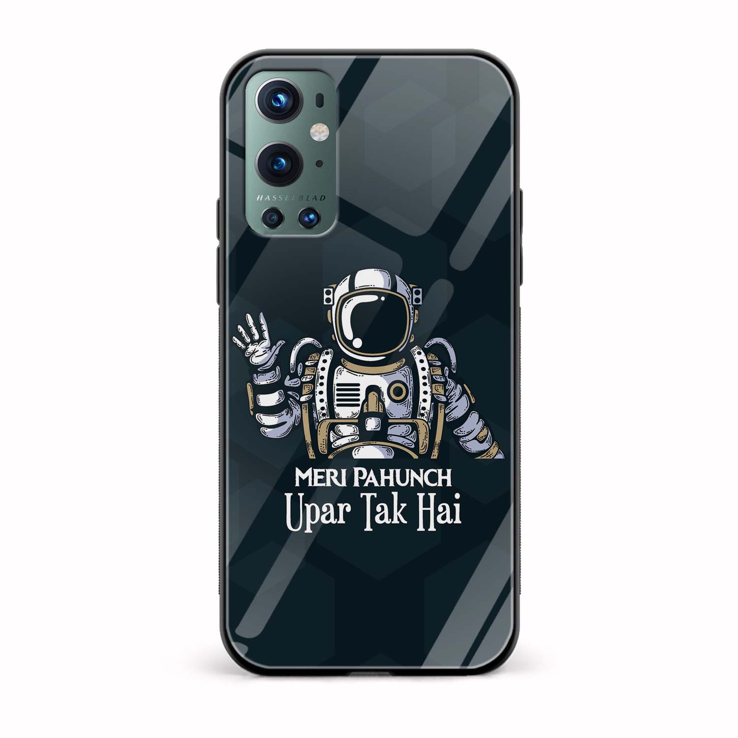 Meri Paunch Upar Tak Hai Printed Glass Back Phone Case Meri Paunch Upar Tak Hai Printed Glass Back Phone Case - Image 1