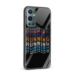 Running Printed Glass Back Phone Case - Image 2