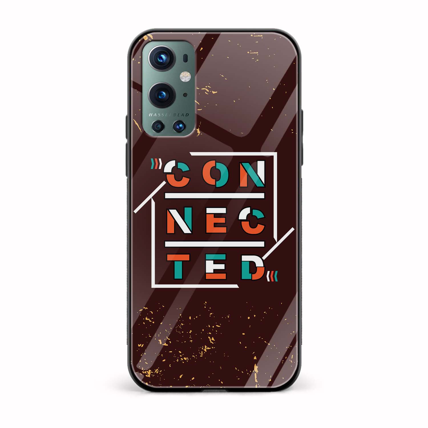 CONNECTED Printed Glass Back Phone Case CONNECTED Printed Glass Back Phone Case - Image 1