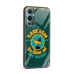 Sarcasm Is One Of My Talent Printed Glass Back Phone Case - Image 2