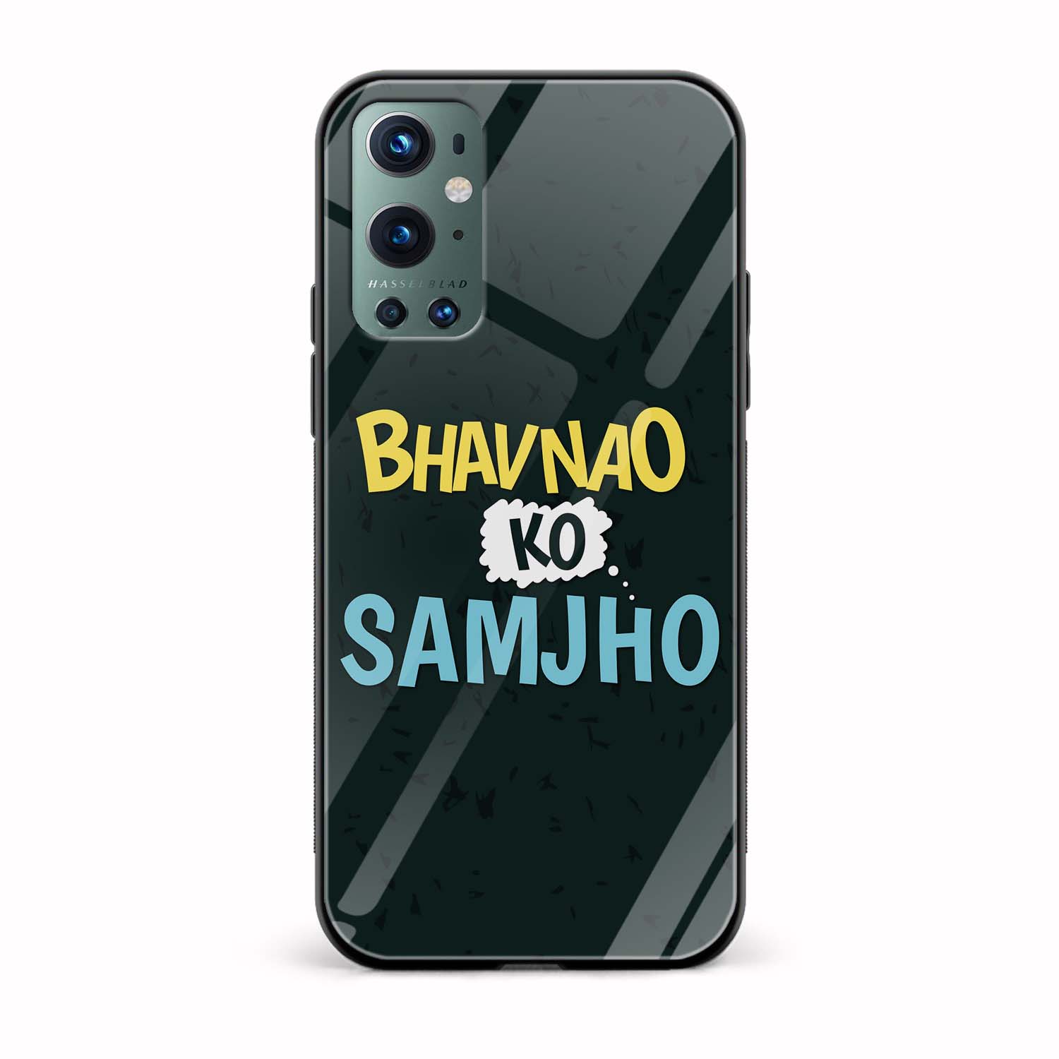 Bhavnao Ko Samjho Printed Glass Back Phone Case Bhavnao Ko Samjho Printed Glass Back Phone Case - Image 1
