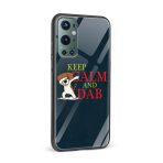 Keep Calm And DAB Printed Glass Back Phone Case - Image 2