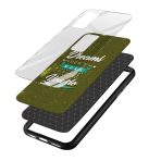 Dreams Don't Work Unless You Do Printed Glass Back Phone Case - Image 3