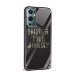 How's The Josh? Printed Glass Back Phone Case - Image 2