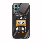 I Used To Be Alive Printed Glass Back Phone Case