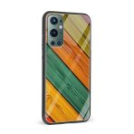 Wooden  Printed Glass Back Phone Case - Image 2