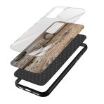 Wooden  Printed Glass Back Phone Case - Image 3