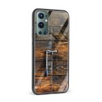 Wooden  Printed Glass Back Phone Case - Image 2