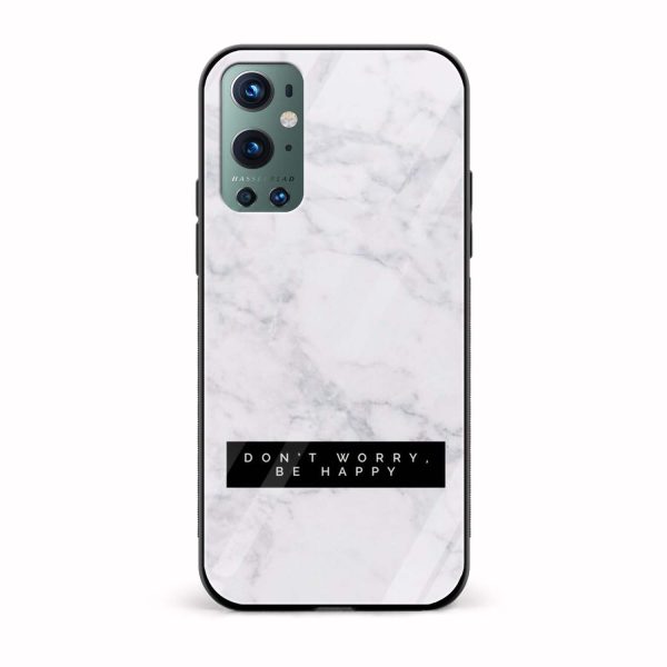 Don't Worry Be Happy Glass Back Phone Case