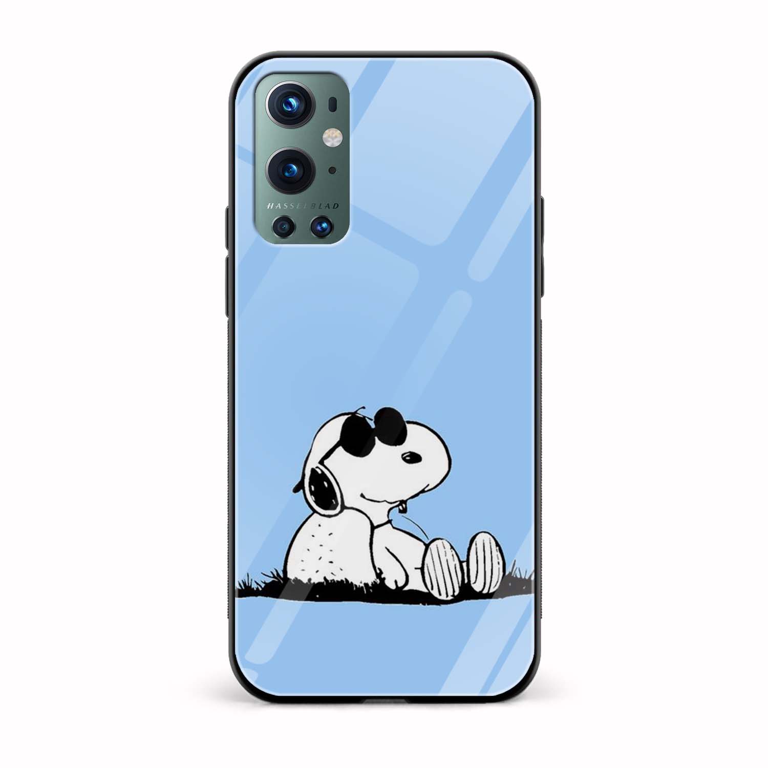 Snoopy Dog Glass Back Phone Case Snoopy Dog Glass Back Phone Case - Image 1
