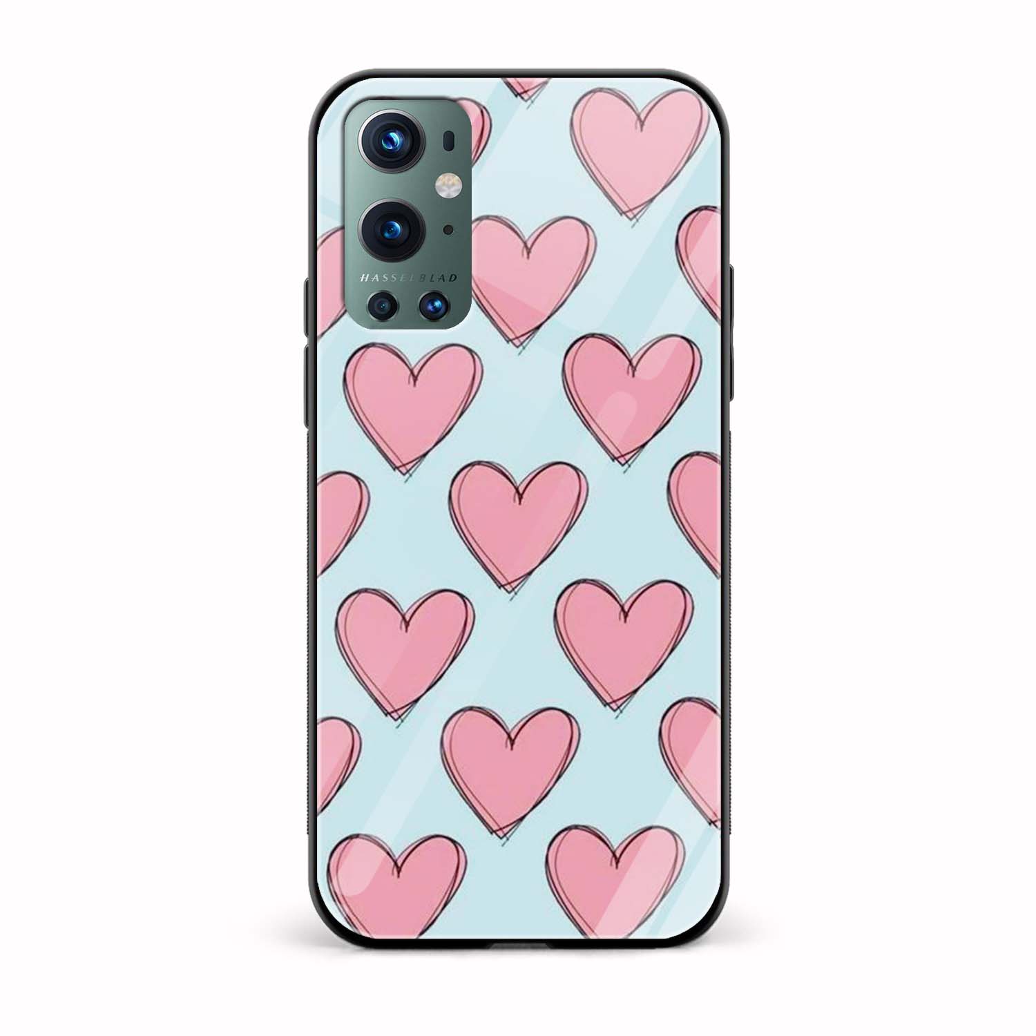 Love Is In The Air Glass Back Phone Case Love Is In The Air Glass Back Phone Case - Image 1