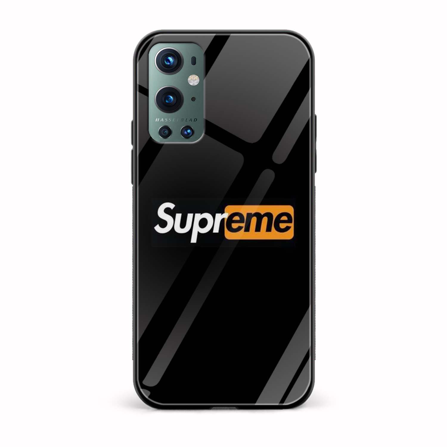 Supreme Brand Glass Back Phone Case Supreme Brand Glass Back Phone Case - Image 1
