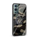Captain America Camo  Glass Back Phone Case - Image 2
