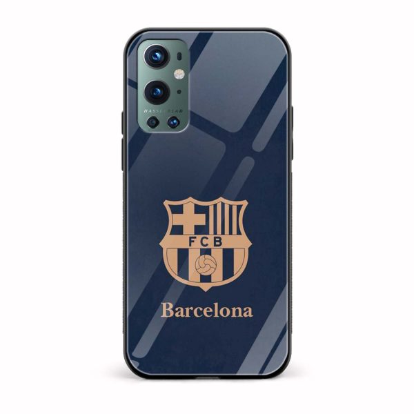 FCB Barcelona Logo  Glass Back Phone Case