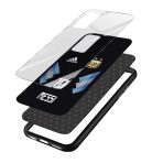 Messi 10  Glass Back Phone Case - Image 3