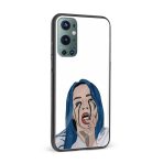 A Girl With Tears  Glass Back Phone Case - Image 2