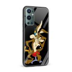 Road Runner The Coyote Glass Back Phone Case - Image 2