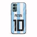Messi Jersey 10 Glass Back Phone Case