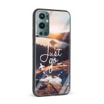 Just Go With The Flow Glass Back Phone Case - Image 2