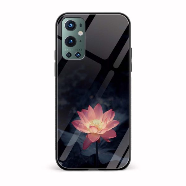 Pink Flower  Glass Back Phone Case