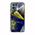 Blue Oil Painiting  Glass Back Phone Case