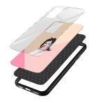 Always Hungry And Angry Girl Glass Back Phone Case - Image 3