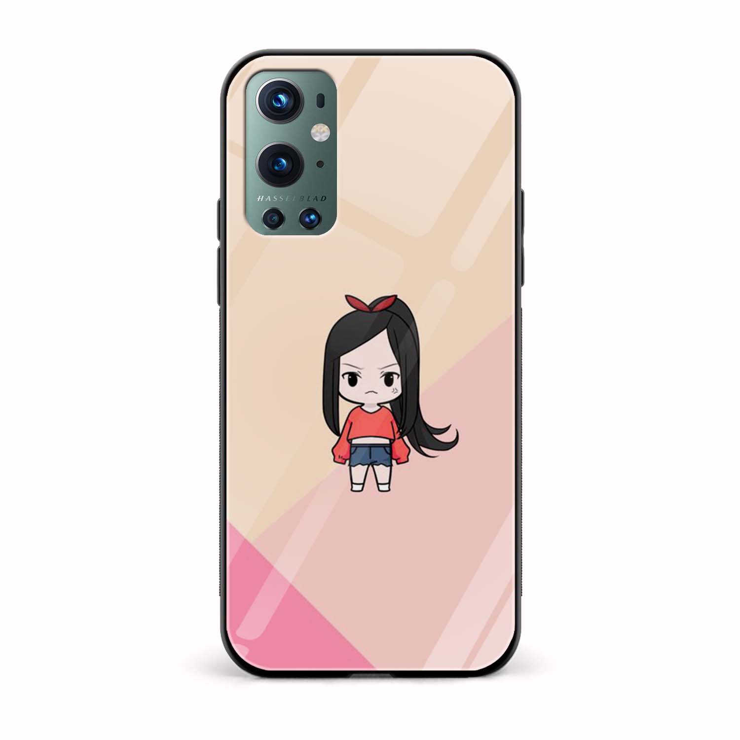Always Hungry And Angry Girl Glass Back Phone Case Always Hungry And Angry Girl Glass Back Phone Case - Image 1