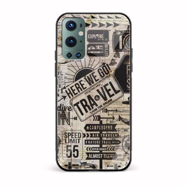 Travel  Glass Back Phone Case