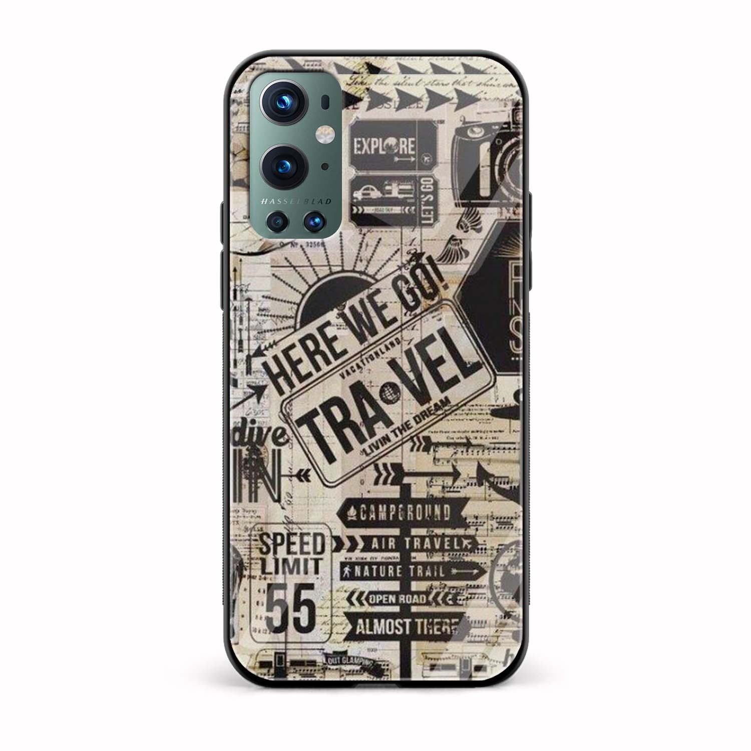 Travel Glass Back Phone Case Travel Glass Back Phone Case - Image 1