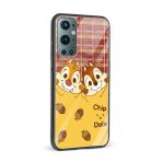 Chip and Dale Glass Back Phone Case - Image 2