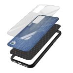 Denim Textured Glass Back Phone Case - Image 3