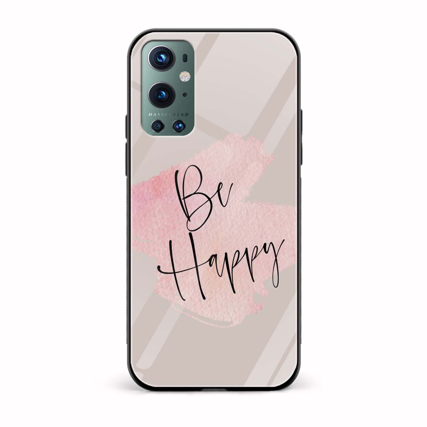 Be Happy Glass Back Phone Case Be Happy Glass Back Phone Case - Image 1
