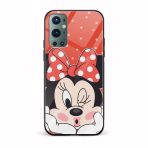 Minnie Mouse Glass Back Phone Case