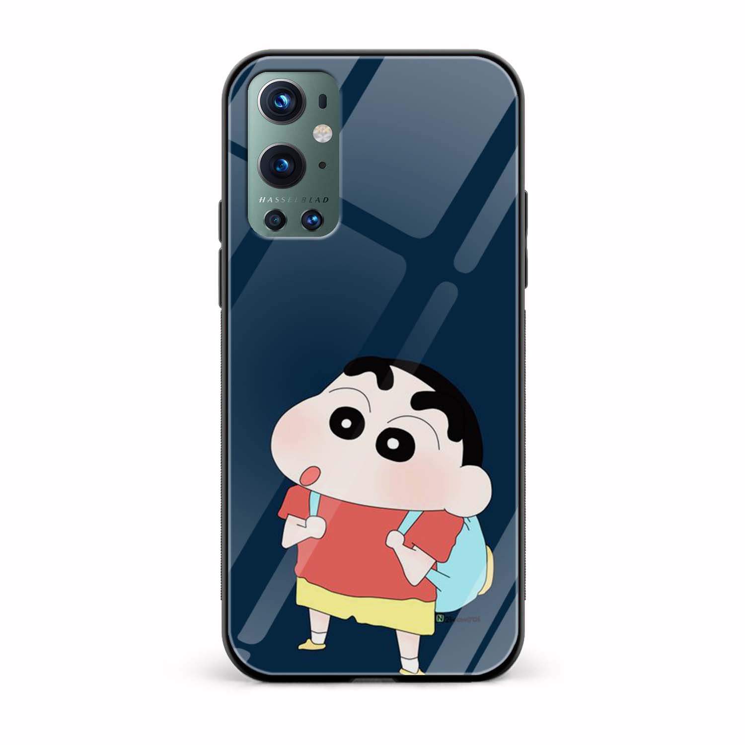 Shin Chan Glass Back Phone Case Shin Chan Glass Back Phone Case - Image 1