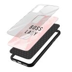 Boss Lady Glass Back Phone Case - Image 3