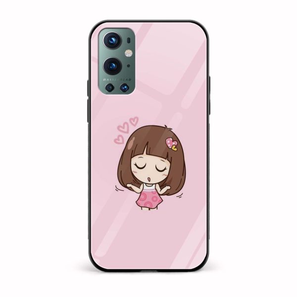 Dreaming Girl  Glass Back Phone Case