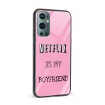 Netflix Is My Boyfriend Glass Back Phone Case - Image 2