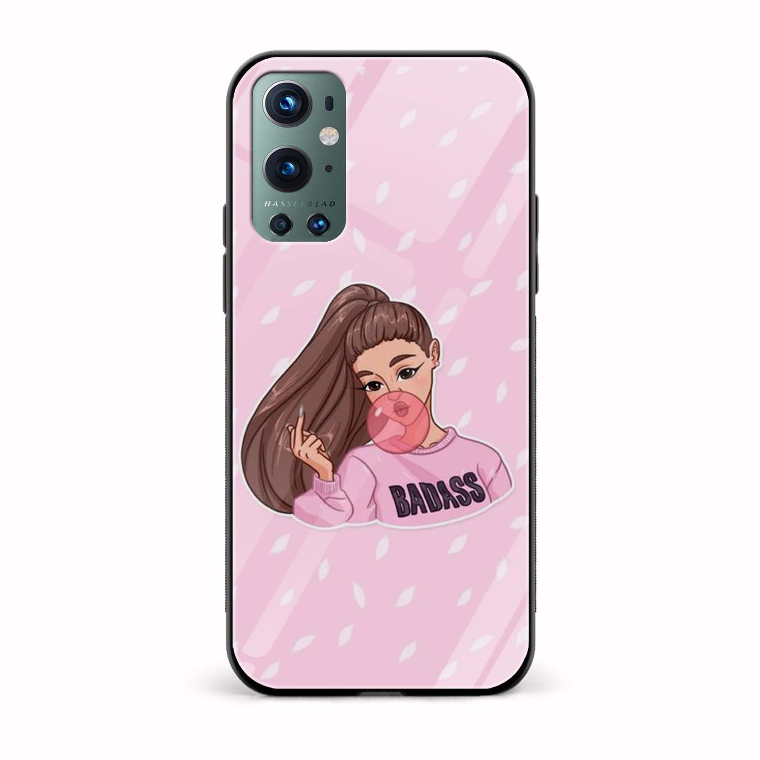 BadAss Girl Glass Back Phone Case BadAss Girl Glass Back Phone Case - Image 1