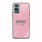 Netflix and Pizza Glass Back Phone Case