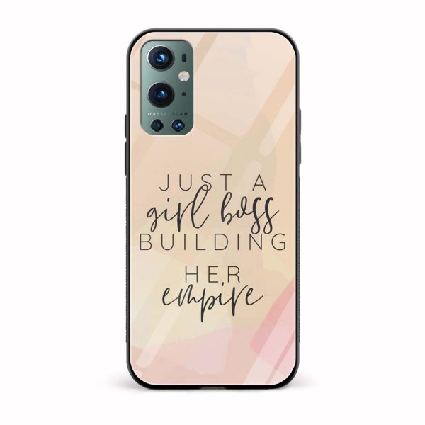 Just a GirlBoss Building her Empire Glass Back Phone Case