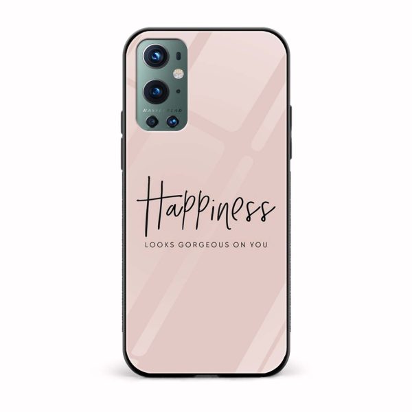 Happiness Looks Gorgeous On You Glass Back Phone Case