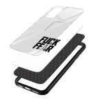 Fuck Fear Glass Back Phone Case - Image 3
