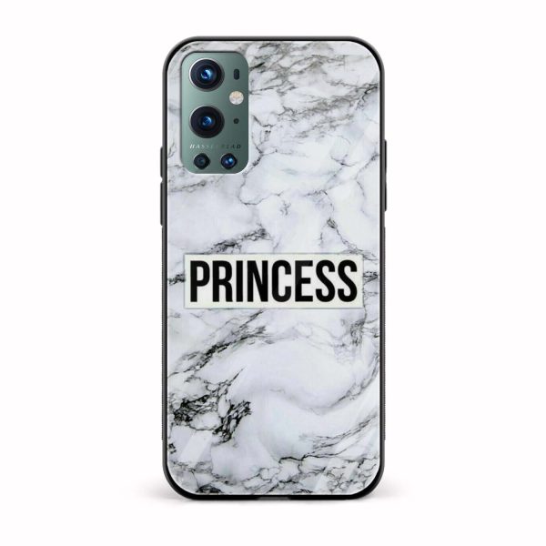 Princess on Marble  Glass Back Phone Case