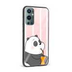 Happy Panda  Glass Back Phone Case - Image 2